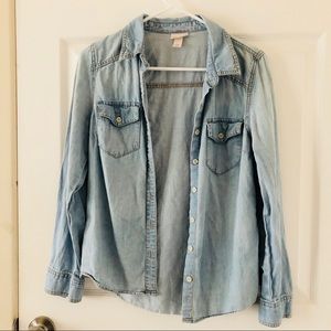 Denim Button-down